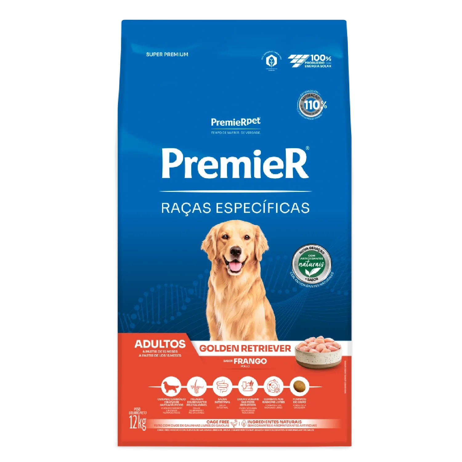 Ração Premier Raças Específicas Golden Retriever Adultos